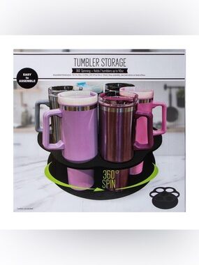Rotating Tumbler Storage System 💖